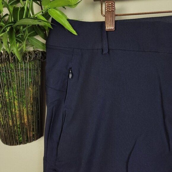 Lane Bryant 22 NEW 4 Season Boot Navy Blue Bootcut Sexy Stretch Dress Pants - Picture 4 of 12